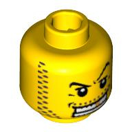 Lego hlava, žlutá (4259915, 6023402, 6030909)